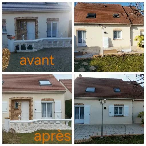 Pose de volet battant pvc et volet roulant aluminium en rénovation