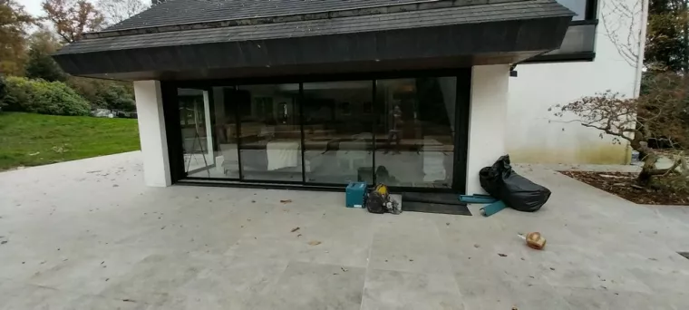 Poser une fenêtre dans un mur en parpaing non porteur, Évreux, TECHNICOPOSES