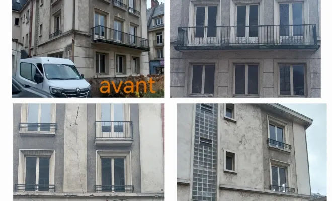 Menuiserie rénovation imitation bois couleur ivoir, Évreux, TECHNICOPOSES